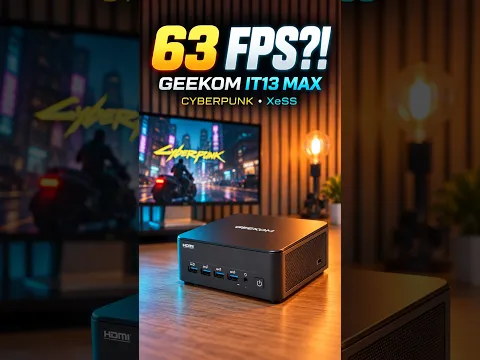 This Tiny PC Runs Cyberpunk at 63 FPS?! GEEKOM IT13 Max