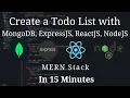 Build a TODO List with MongoDB ExpressJS ReactJS MERN Stack