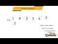 Linear search and Binary search animation
