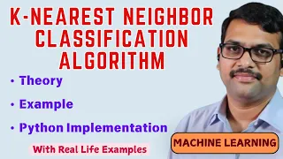 K-Nearest Neighbor KNN Classification Algorithm Theory Example Python Implementation ML