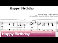 Download Lagu HAPPY BIRTHDAY. Jazz piano arrangement.