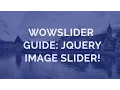 WOWSlider Guide jQuery Image Slider