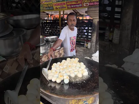 The Most Delicious & Yummy Boiled Egg Fry of Kolkata - Indian street Food #shorts  #shortvideo