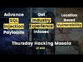 How to get expereince in Cybersecurity Advance SQL Injection Payloads THM