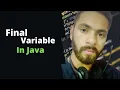 Final Variables in Java Java Tutorial