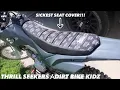 2022 CRF110 Thrill Seekers Custom Gripper Seat Cover Install EP 7
