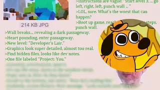 My First Scary Minecraft Level - 4chan Greentext Story 2024