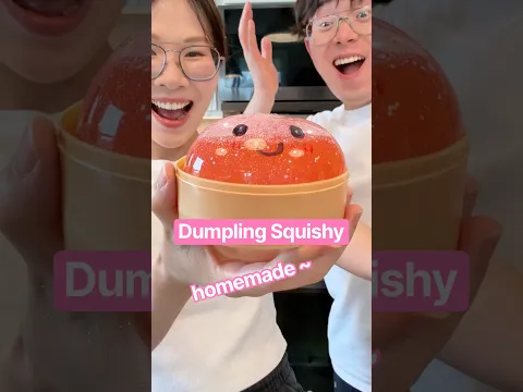 Let’s Make the Viral Dumpling Squishies at home 🔮✨🥟