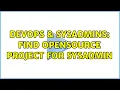 DevOps SysAdmins find opensource project for sysadmin 6 Solutions