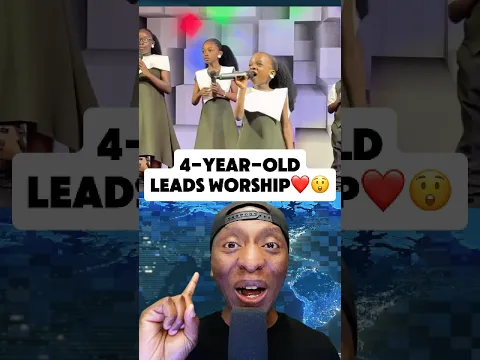 When A 4-Year-Old Leads Worship at Church😲