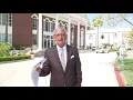 Pastor Jack Trieber gives a word to Governor Gavin Newsom