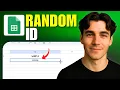 How to Generate a Random ID in Google Sheets Tutorial 2026