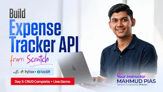 Python FastAPI Class 03 Final Class Expense Tracker API Python Web Dev
