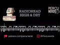 Download Lagu High \u0026 Dry - Radiohead | Drumless + Drum sheet (DRUMKARAOKE)
