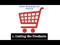 EmberJs Simple Shopping Cart System - 1 List products on home page