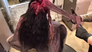 Jungle Red Hair Salon Color by Amy Sherrill