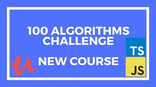 100 Algorithms Challenge NEW COURSE How to Ace the JavaScript Coding Interview Live Stream