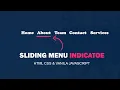 Creating Animated Sliding Menu Indicator using Html CSS vanilla javascript
