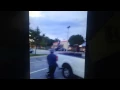 Jerk Shoots of Burger King Dumping Used Oil in Storm Drain in PORTRAIT Mode