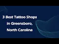 3 Best Tattoo Shops in Greensboro North Carolina Tattoo Studios