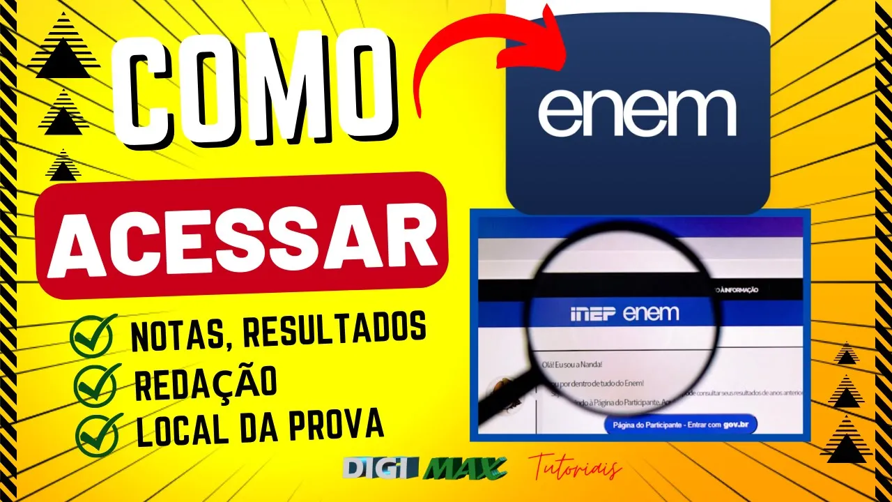 Enem como acessar página do participante. Veja provas antigas, notas, local de prova e muito mais