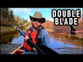 Is a Double Blade Kayak Style Paddle Good in a Canoe First Impressions on a 200km Solo Trip