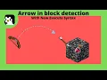 Arrow Detection Minecraft Bedrock Command Tutorial