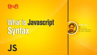 What is JavaScript Syntax JavaScript Tutorial in