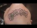 get my chin tattooed completely upside down