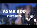 ASMR - Very Sleepy Stream with Pokemon Boosters EN DE VOD 21 07 2026