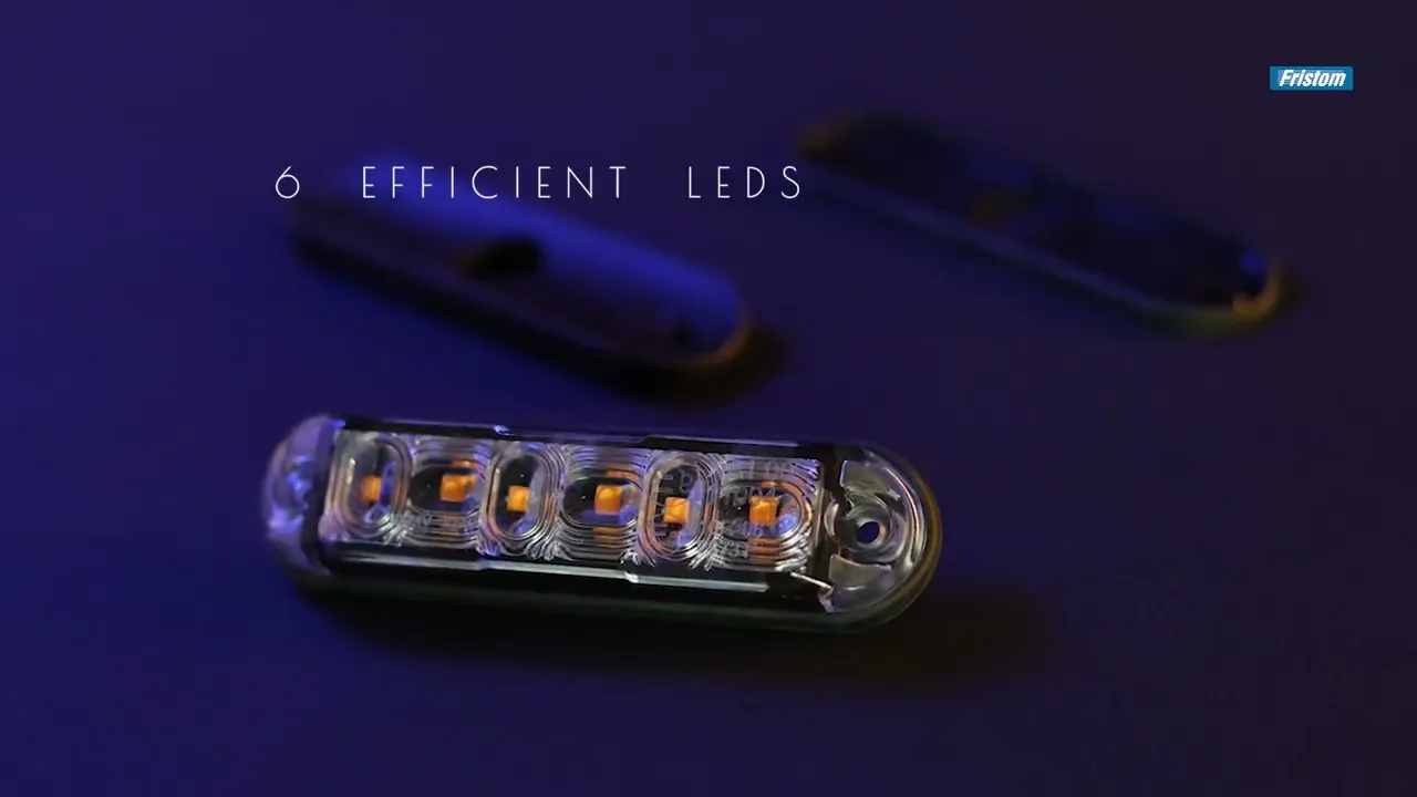 Video: LED R65 Flitser 6-LED 12-24v 15cm kabel (4-patronen)