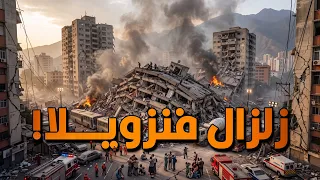 زلزال مزدوج يدمر فنزويلا  والوفيات المتوقعة من ١٠ آلاف ل  ١٠٠ ألف دندنها