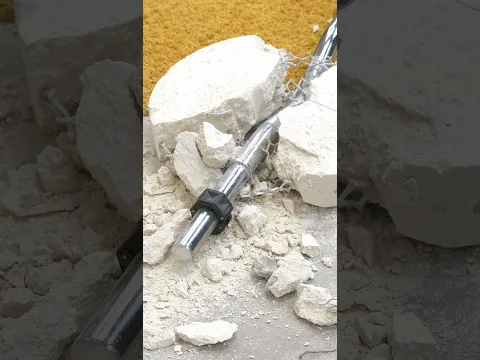 Homemade dumbbell drop test