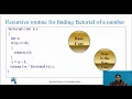 Stack Application Stack in Recursion