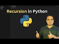 Recursion in Python - Step by Step Explanation with Example