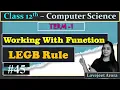 TERM 1 - Complete 12th Computer Science Working With Function