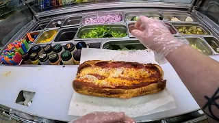 Subway Sandwiches POV Working At Subway 1 hour veggies subs and Tuna