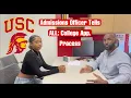 USC Admissions Officer answers DETAILED questions about college application process