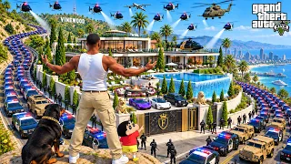 🚨 Franklin’s House Got Raided by the Biggest Police Force Ever in GTA 5! 😱
