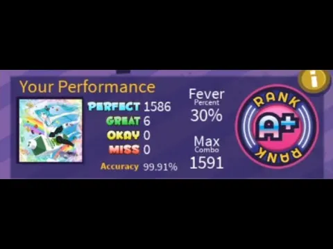 Download MP3 (No Miss) Roblox RoBeats - PoPiPo (Hard) [25] A+ / 99.91%