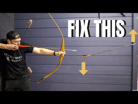 Download MP3 How To Quickly Fix Poor Arrow Flight (Traditional archery arrow tuning)