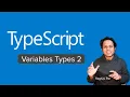 TypeScript Beginner Tutorial 6 Basic Variable Types 2