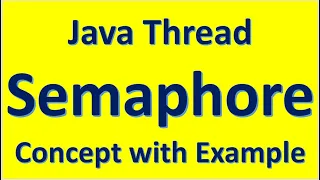 Java Thread Semaphore Concept with Example