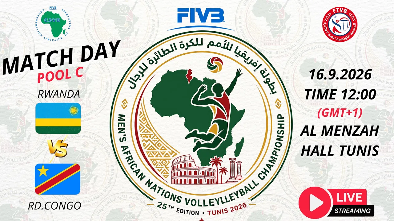 DAY 2 / POOL D / RWANDA (RWA) VS RD.CONGO (COD)