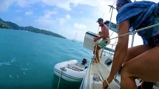 Inflating Our Liferaft – Don’t Do This In Your Lounge Room!  (Sailing SV Sarean) EP. 16