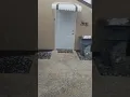 Hail in April in Sebring FL