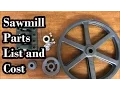 - DIY Sawmill Parts List And Where To Get Them