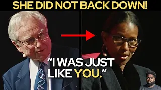 Atheist MOCKS Born-Again Christian About Her Faith, But Her Response Left The Crowd CHEERING!