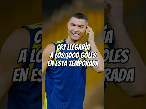 Cristiano Ronaldo estaría llegando a los 1000 goles en esta temporada.