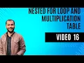 Nested Loop In java Print Multiplication table java tutorial bangla basic to advance